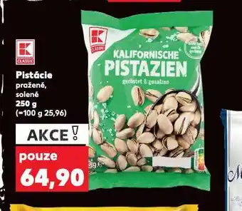 Kaufland Pistácie pražené, solené nabídka