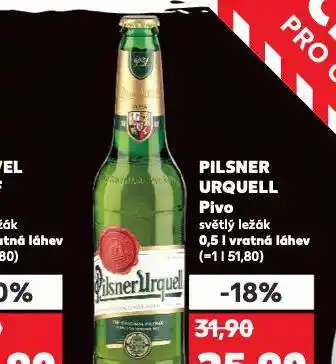 Kaufland Pivo pilsner urquell nabídka