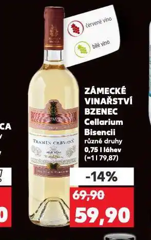 Kaufland Zámecké vinařství bzenec nabídka