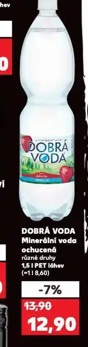 Kaufland Dobrá voda ochucená nabídka