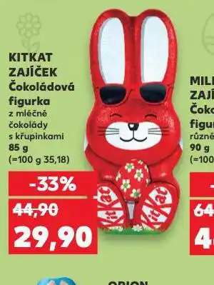 Kaufland Kitkat zajíček čokoládová figurka nabídka