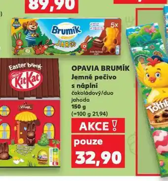 Kaufland Opavia brumík jemné pečivo s náplní nabídka