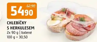 CHLEBÍČKY S HERKULESEM