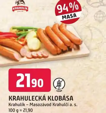 Trefa KRAHULECKÁ KLOBÁSA nabídka