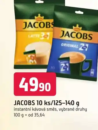 Trefa JACOBS 10 ks/125-140 g nabídka