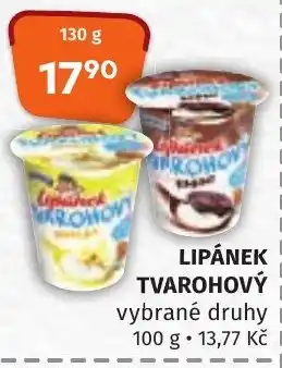 Trefa LIPÁNEK TVAROHOVÝ nabídka