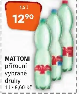 Trefa MATTONI 1.5l nabídka