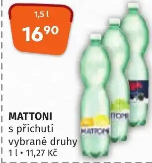 Trefa MATTONI 1.5l nabídka