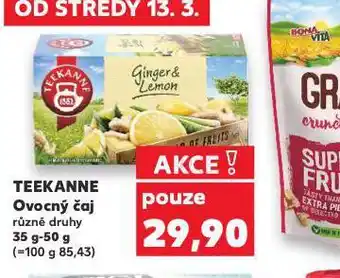 Kaufland Teekanne ovocný čaj nabídka