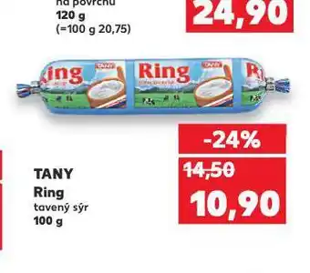 Kaufland Tany ring tavený sýr nabídka