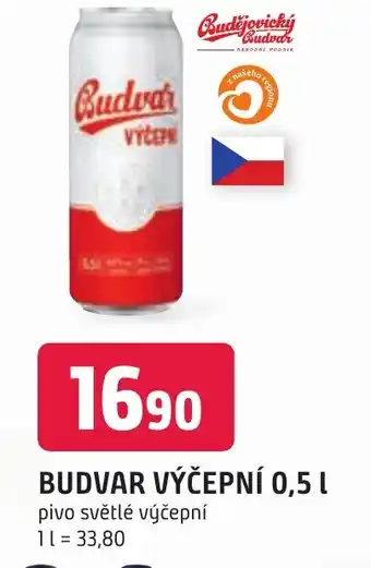 Trefa BUDVAR VÝČEPNÍ 0,5 L nabídka