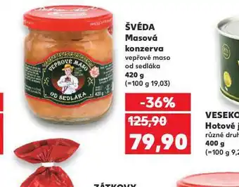 Kaufland Švéda masová konzerva nabídka