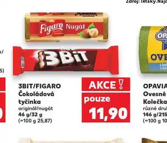 Kaufland 3bit čokoládová tyčinka nabídka