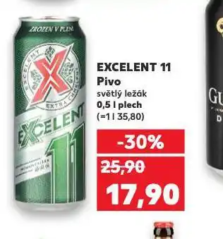 Kaufland Pivo excelent 11 nabídka