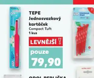 Kaufland Tepe jednosvazkový kartáček nabídka