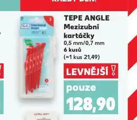 Kaufland Tepe angle mezizubní kartáčky nabídka