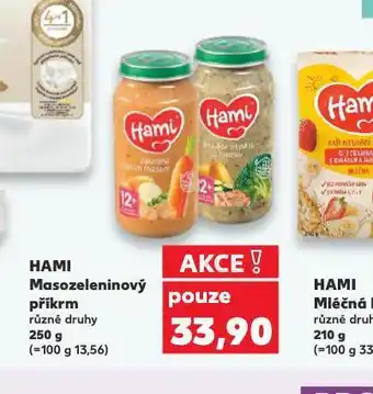 Kaufland Hami masozeleninový příkrm nabídka