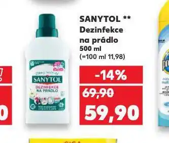 Kaufland Sanytol dezinfekce na prádlo nabídka