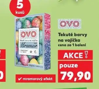 Tekuté barvy na vajíčka