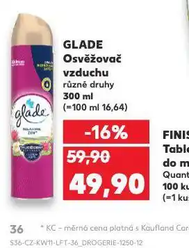 Kaufland Glade osvěžovač vzduchu nabídka