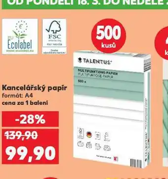 Kaufland Kancelářský papír nabídka
