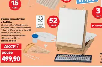 Kaufland Stojan na malování v kufříku nabídka