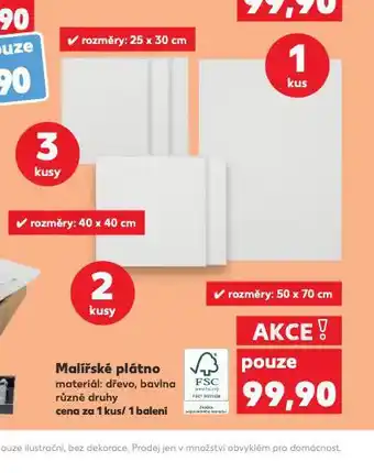 Kaufland Malířské plátno nabídka
