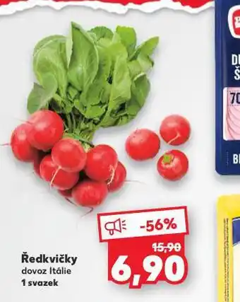 Kaufland Ředkvičky nabídka