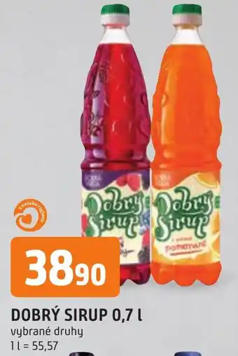 Trefa DOBRÝ SIRUP 0,7 L nabídka