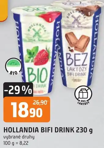 Trefa HOLLANDIA BIFI DRINK 230 g nabídka