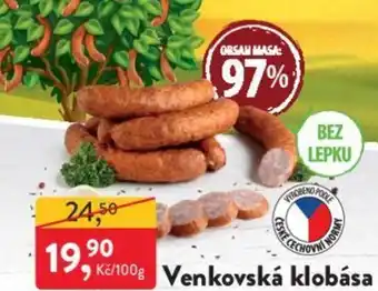 MP Krásno Venkovská klobása nabídka