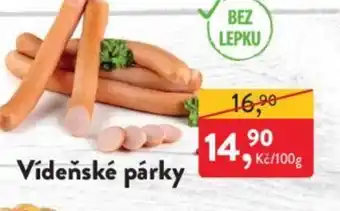 MP Krásno Vídeňské párky nabídka