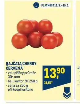 Makro Rajčata cherry nabídka