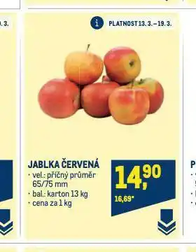 Makro Jablka nabídka