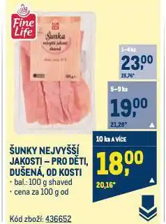 Makro Šunka nejvyšší jakosti nabídka