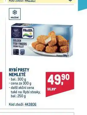 Makro Rybí prsty nemleté nabídka