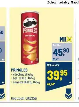 Makro Pringles nabídka