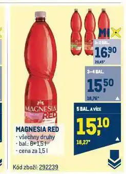 Makro Magnesia red nabídka
