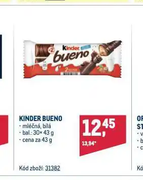 Makro Kinder bueno nabídka