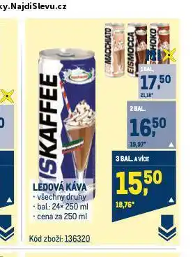 Makro Ledová káva nabídka