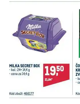 Makro Milka secret box nabídka