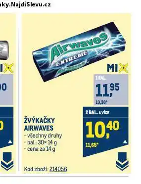 Makro Žvýkačky airwaves nabídka