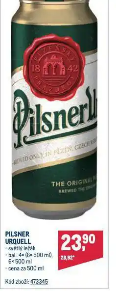 Makro Pivo pilsner urquell nabídka
