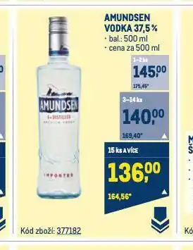 Makro Amundsen vodka nabídka