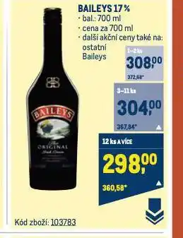 Makro Baileys nabídka