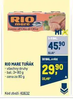 Makro Rio mare tuňák nabídka