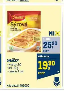 Makro Omáčky nabídka