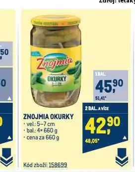 Makro Znojmia okurky nabídka