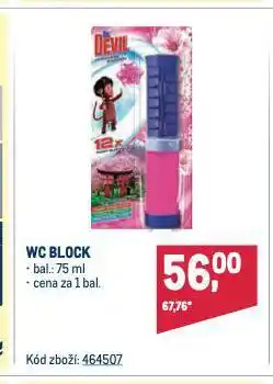 Makro Wc blok nabídka