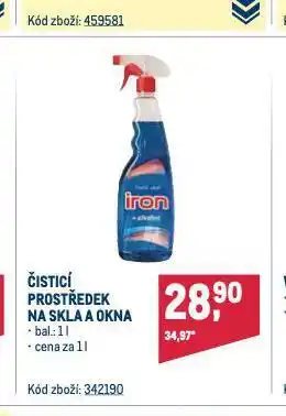 Makro Čisticí prostředek na skla a okna nabídka